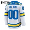 Lasten NHL St. Louis Blues Pelipaita Custom 2025-26 Fanatics Premium Vieras Valkoinen